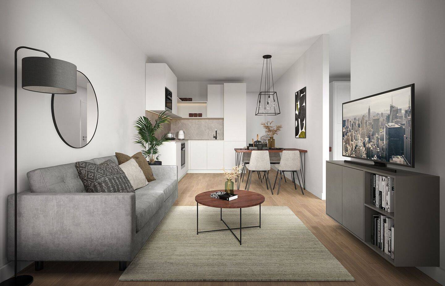 2-Zimmer mit Loggia * Einbauküche * Erstbezug – Leipzig – Vorschaubild 8