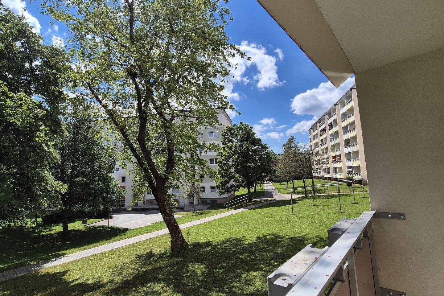 Altersgerechte Wohnung mit "grüner" Aussicht