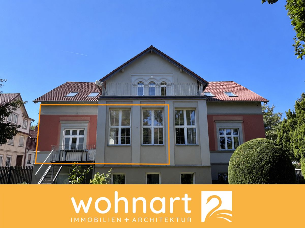 Exklusive Hochparterrewohnung in ruhiger und zentrumsnaher Lage von Wernigerode – 38855 Wernigerode – Bild 1 von 9