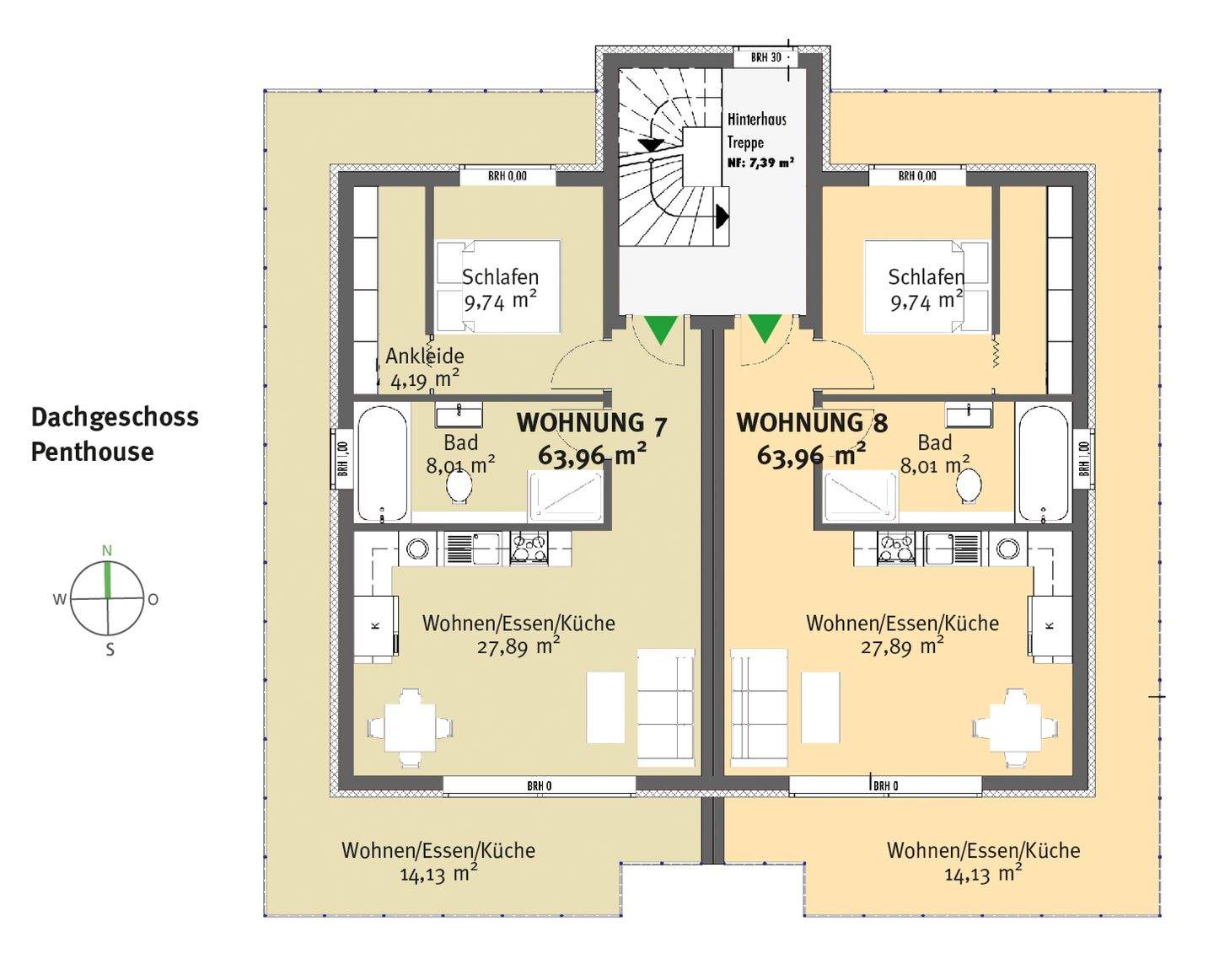 Auf der Sonnenseite – Penthousewohnung KS-Harleshausen-Jungfernkopf – Kassel – Vorschaubild 4