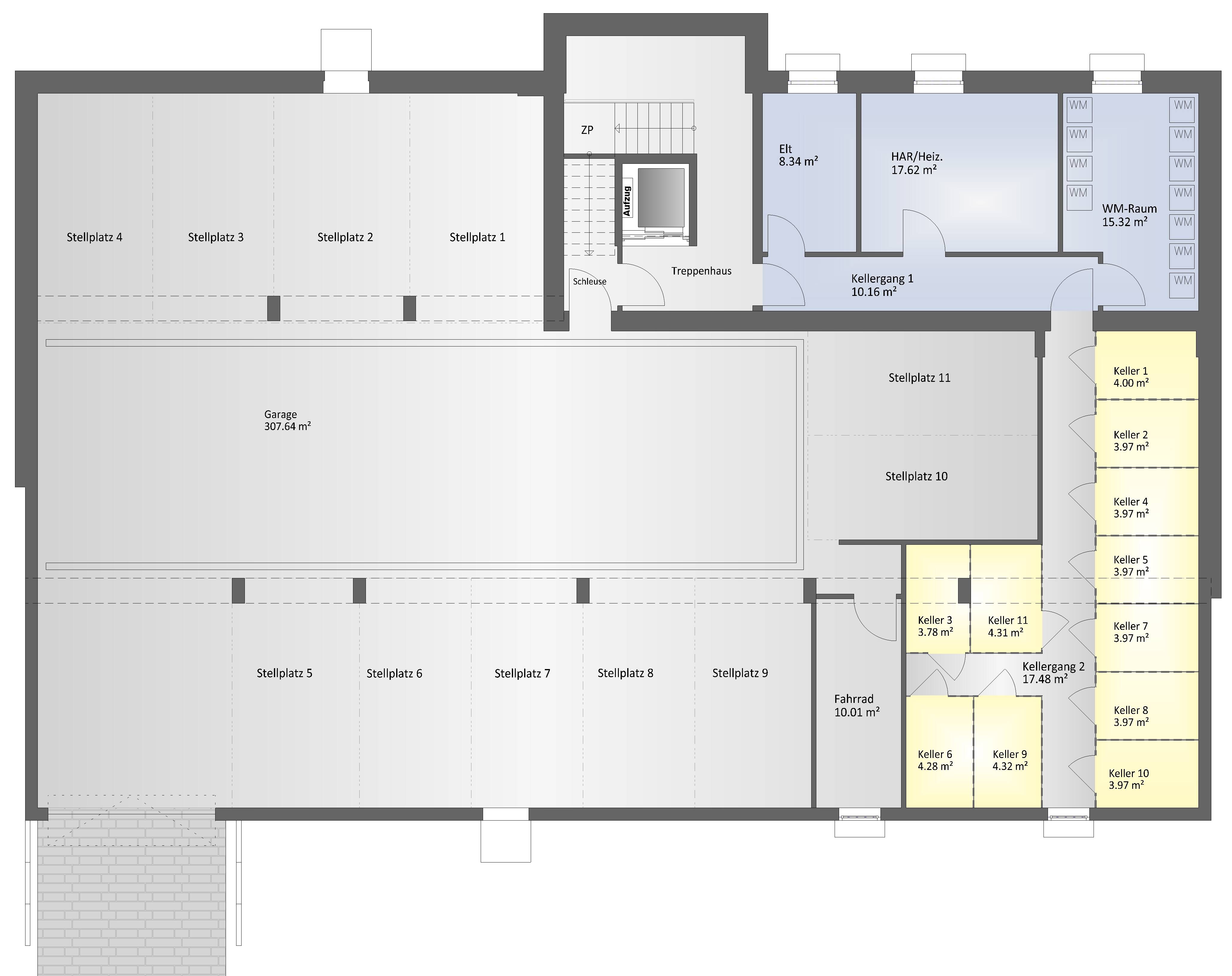 Wunderschöne 3-Raum Wohnung mit Südbalkon - KfW40 / Tiefgarage / Aufzug - in Rabenstein – Chemnitz – Vorschaubild 4