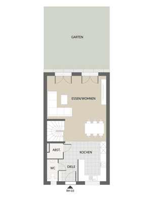 Reihenmittelhaus mit Keller: modernes Wohnen in Köln-Longerich – 50737 Köln – Vorschaubild 8