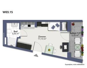 Investieren in Neu-Ulm - Vermietete Singlewohnung mit Potenzial – 89231 Neu-Ulm – Vorschaubild 2