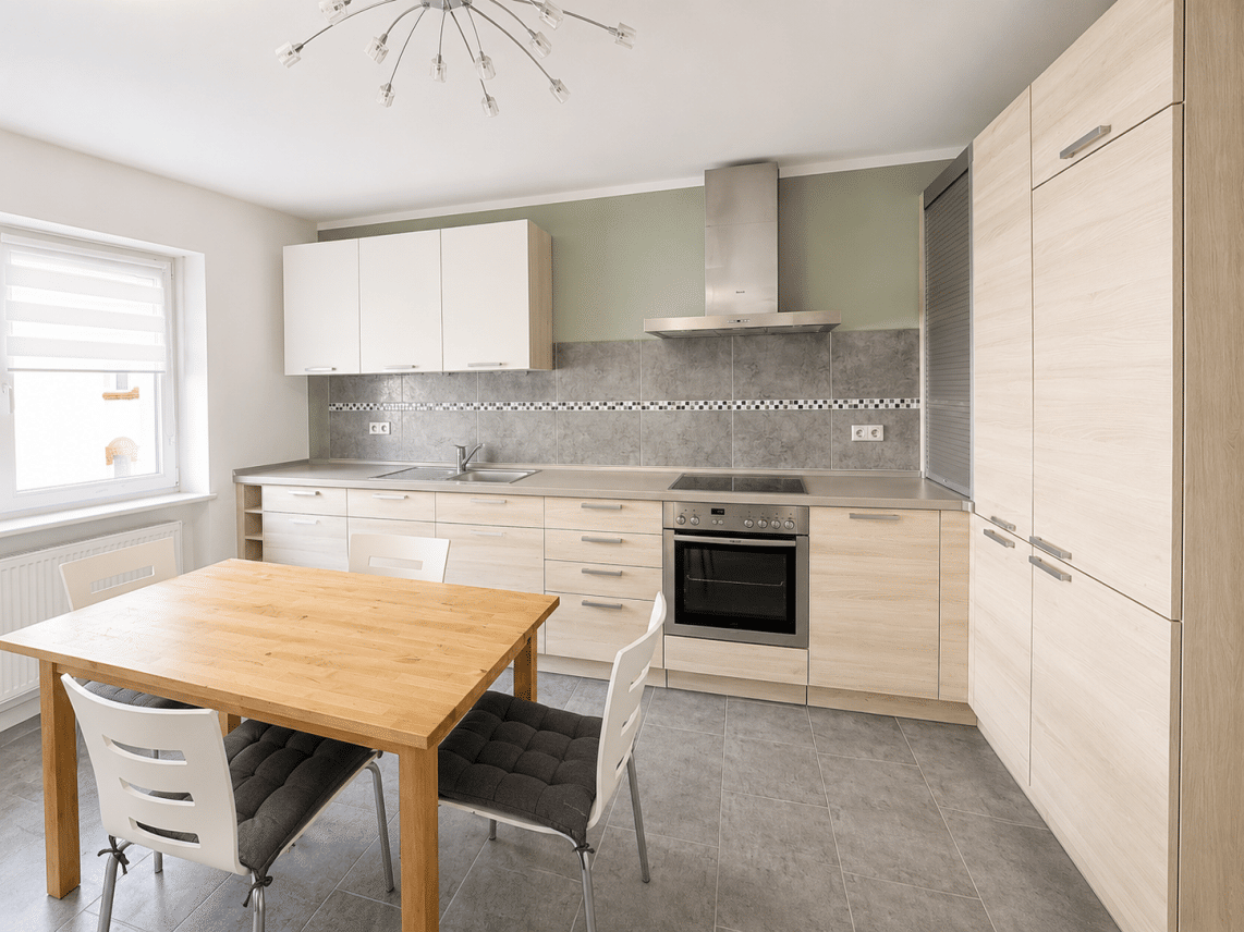 Helle 3-Zimmer-Wohnung mit Balkon, hochwertiger Einbauküche und großem Privatgarten. – Saarbrücken – Vorschaubild 5