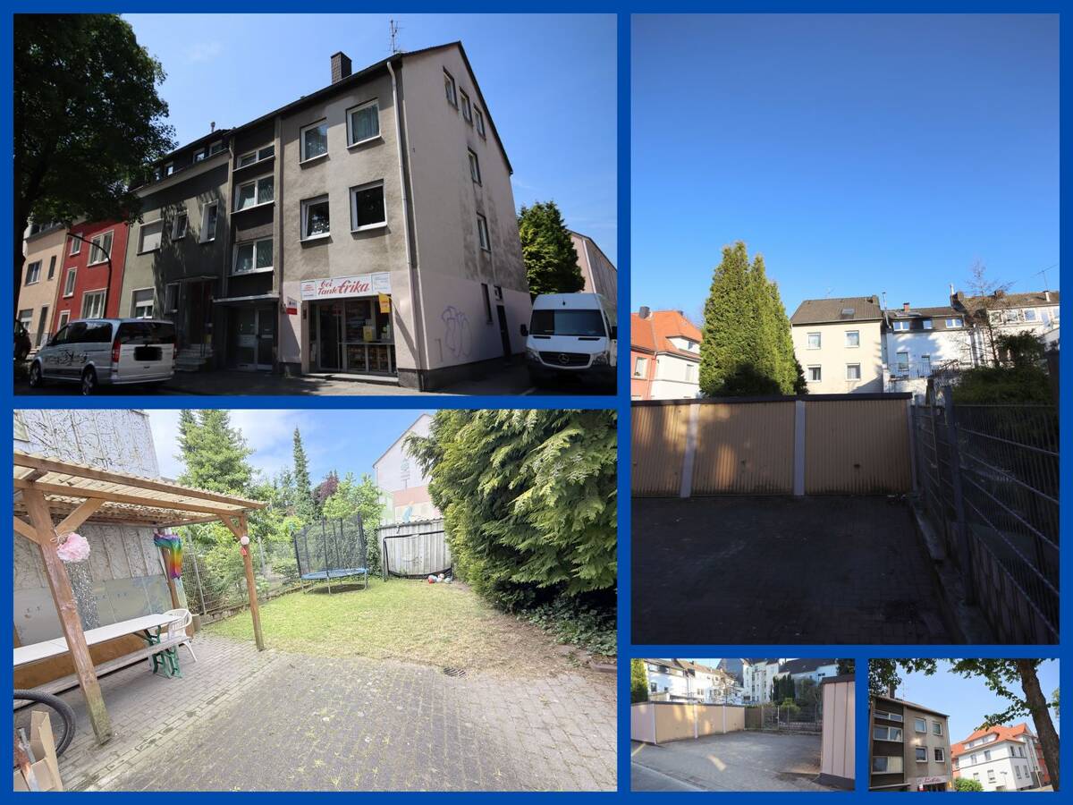 *SOLIDES WOHN-U. GESCHÄFTSHAUS MIT 4 EINHEITEN U. GARAGENHOF* – 44263 Dortmund – Bild 1 von 9