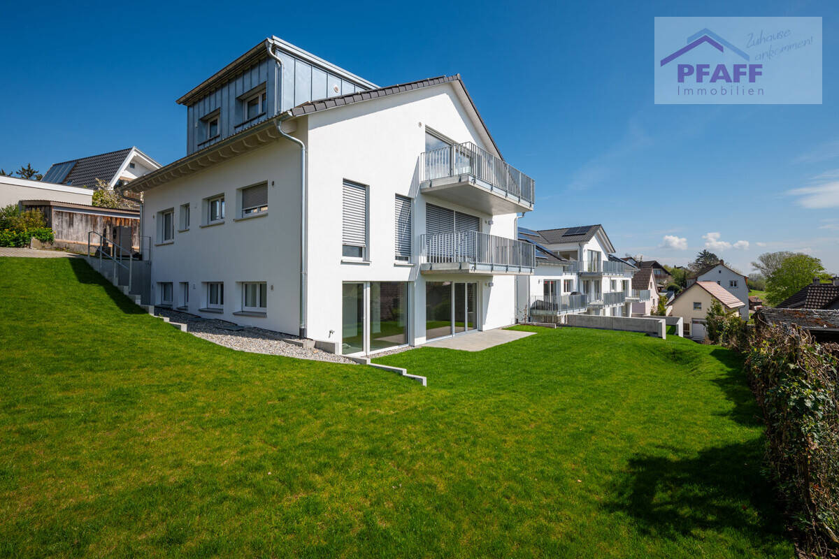 Zuhause ankommen in Gaienhofen! Traumhafte Neubauwhg. mit 3 Zimmern, herrlichem Garten und Seeblick