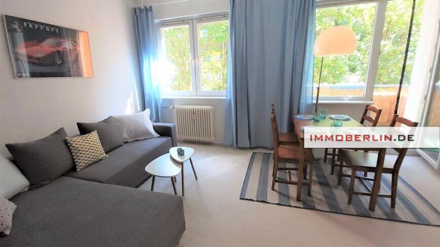 IMMOBERLIN.DE - Lichtdurchflutete Wohnung mit ruhigem Südbalkon in gefragter Lage – Berlin – Bild 1 von 9