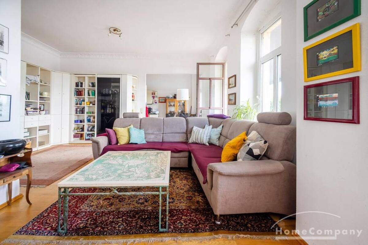 28077 HomeCompany Dresden Möbliert/Furnished 3-Zimmerwohnung in Dresden-Pieschen mit Blick zur Elbe! max. 3 Personen – 1127 Dresden – Bild 1 von 9