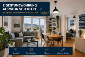Provisionsfrei / Kapitalanlage in Stuttgart - Sofort Cashflow + massive Steuervorteile nutzen