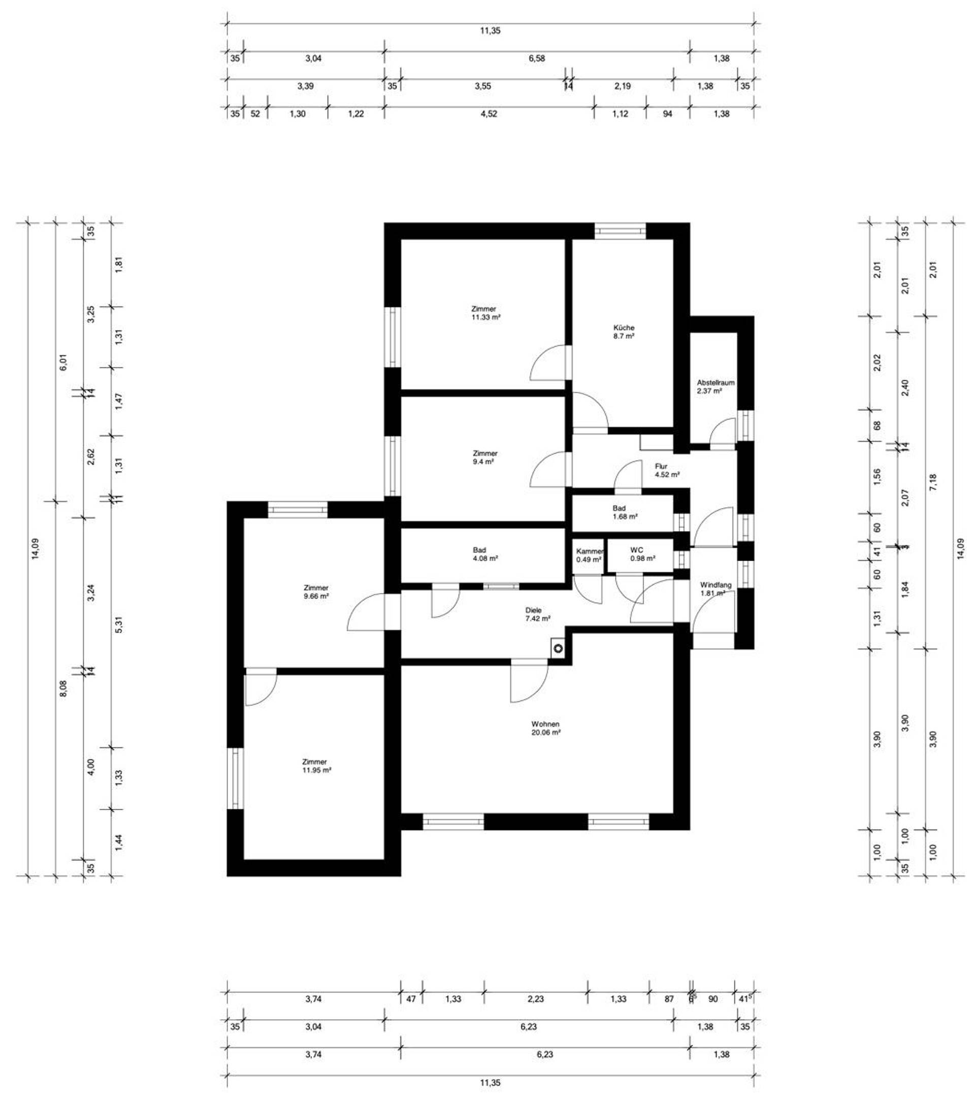 Mehrfamilienhaus in 34132 Kassel / Oberzwehren mit 167 m² kaufen
