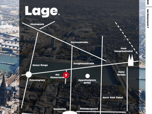 City-Lage pur! Möbelierte 2-Zimmer-Wohnung in der Kölner Innenstadt! Am Römerturm 7, !WE2 – 50667 Köln – Vorschaubild 5