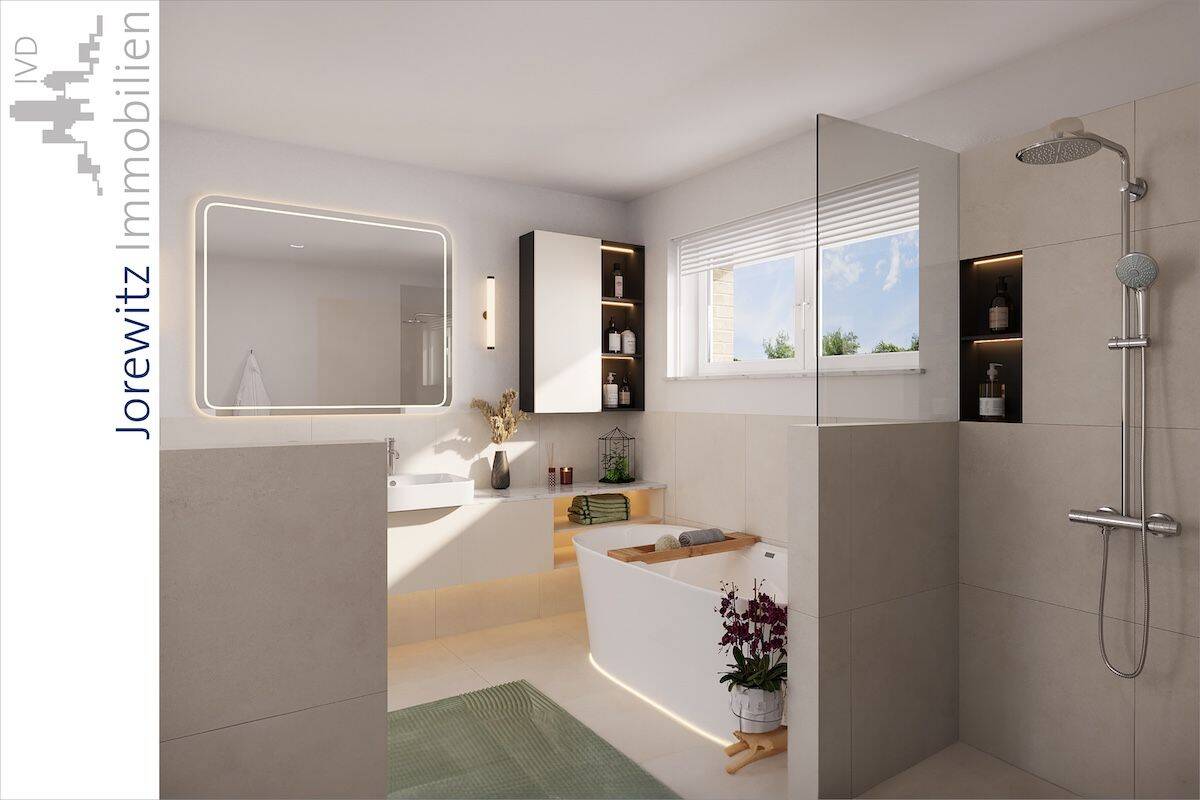 Nachhaltig Wohnen am Senner Hellweg: Exklusive 4-Zimmer-Neubauwohnung mit Balkon (KfW40-QNG) – Bielefeld – Vorschaubild 8
