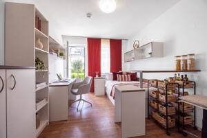 Vollmöbliertes 1-Zimmer-Apartment mit Südterrasse