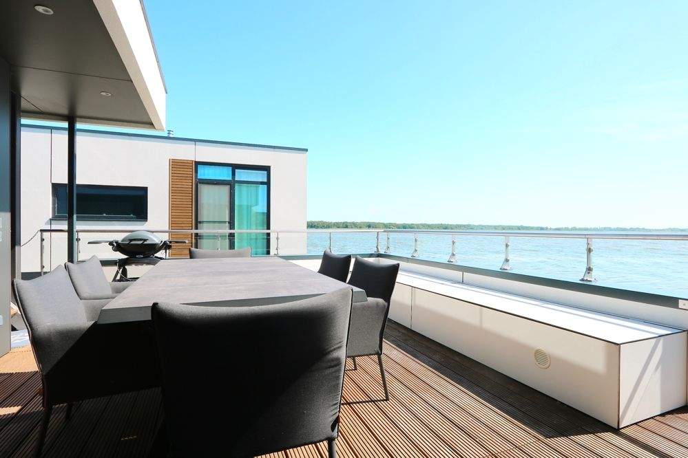 Exklusives ca. 144 m² großes schwimmendes Ferienhaus mit Liegeplatz am Bodden in Ribnitz-Damgarten! – Ribnitz-Damgarten – Vorschaubild 8