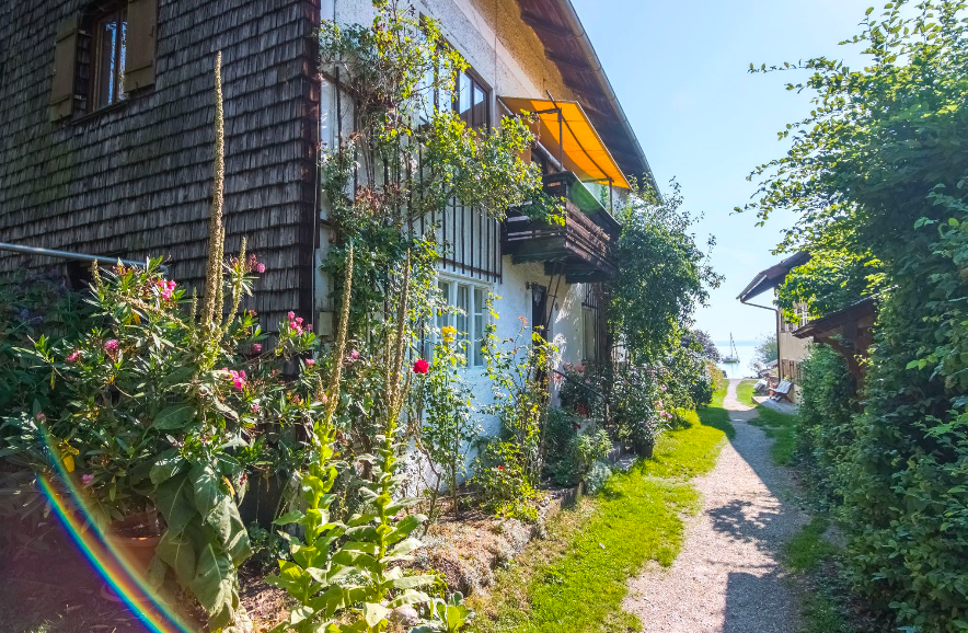 Fraueninsel - Fischerhaus mit eigenem Seeufer, Bootsanleger, Bootshaus und Außenboje – Gstadt am Chiemsee – Vorschaubild 3