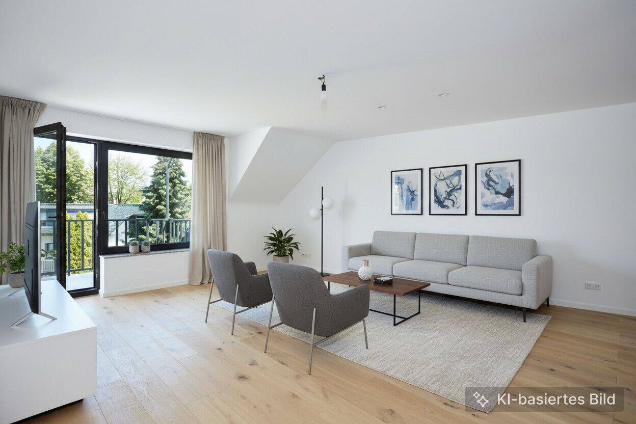 Licht, Raum & Wohnkomfort: Maisonette-Feeling mit großem Balkon – Düsseldorf – Vorschaubild 9