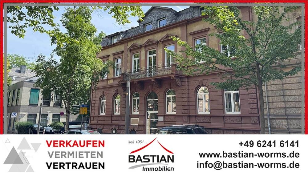 Arbeits- und Standortqualität! Repräsentativer Altbau für Büro, Kanzlei, Schulungen - Zentrumslage! – Worms – Bild 1 von 9