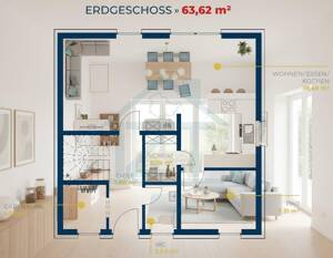 Moderne 128 m² Stadtvilla inklusive 625 m² Grundstück in Ortsrandlage von Lützeroda bei Jena – 7751 Jena – Vorschaubild 3