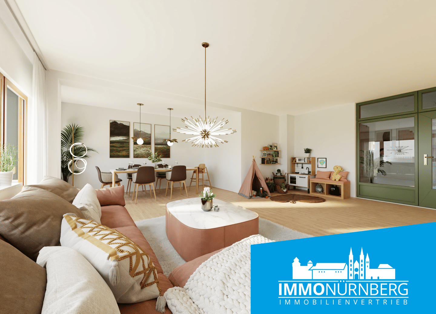 Kein Standard-Grundriss - mit knapp 40 m² Wohnbereich – Nürnberg – Bild 1 von 9