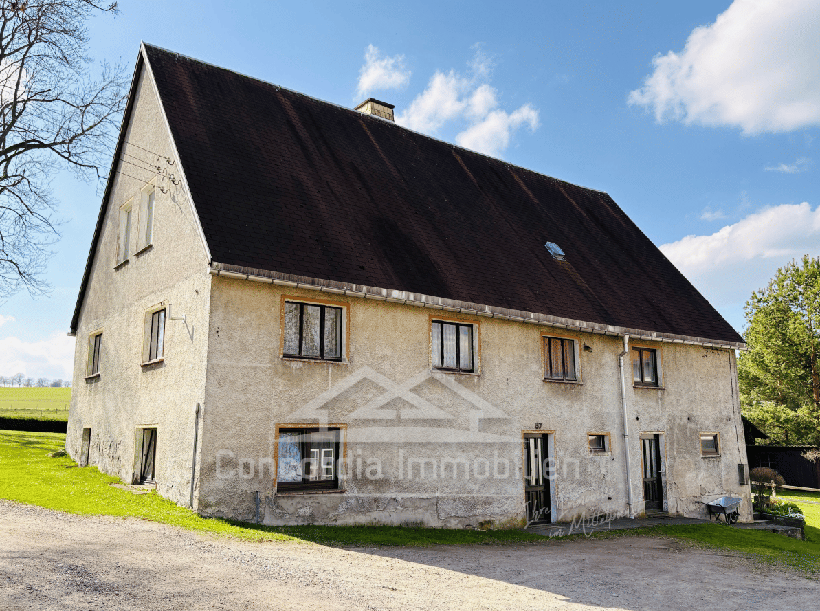 Ländliches Anwesen mit Wohnhaus, Scheune und Nebengebäuden auf großzügigem Grundstück. Viel Platz für Wohnen, Arbeiten und individuelle Entfaltung – Hartmannsdorf-Reichenau – Vorschaubild 3