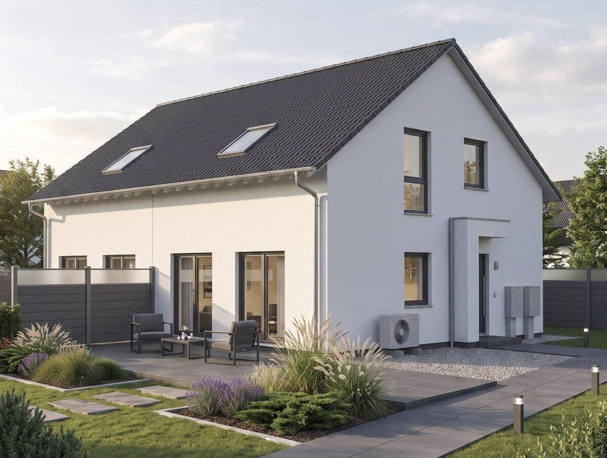Doppelhaushälfte in bester Lage in Nordwest, bezugsfertig kalkuliert, inkl. Grundstück – 39128 Magdeburg – Bild 1 von 5