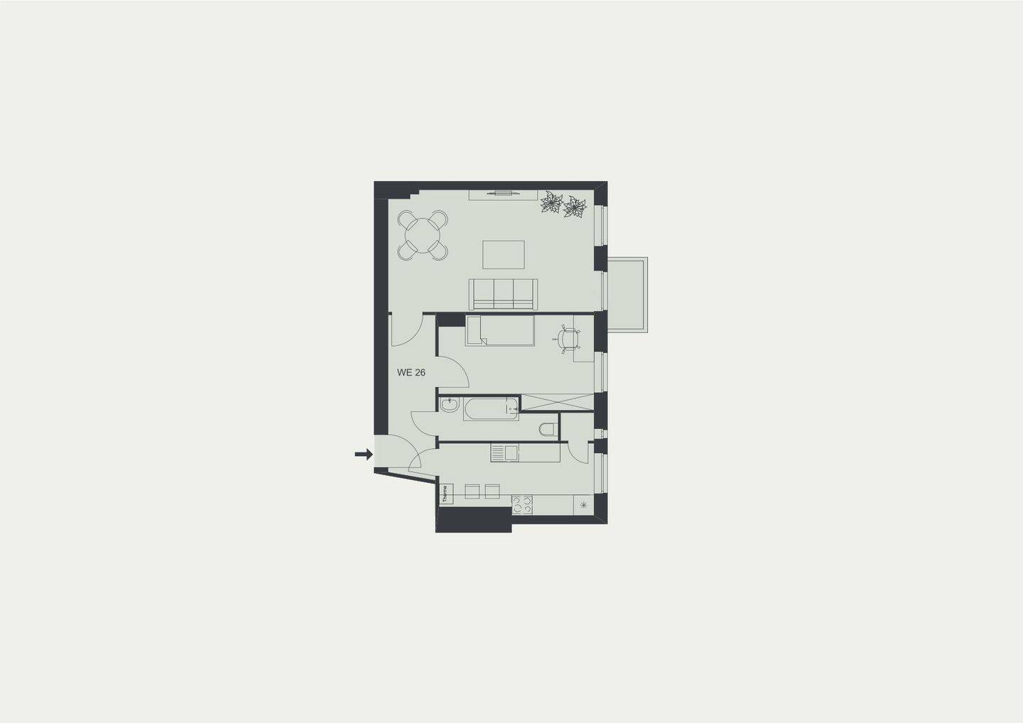 INVEST l Charmanter Altbau trifft grüne Ruhe: 2-Zi.-Wohnung mit Südbalkon im Herzen Reinickendorfs! – Berlin – Vorschaubild 2