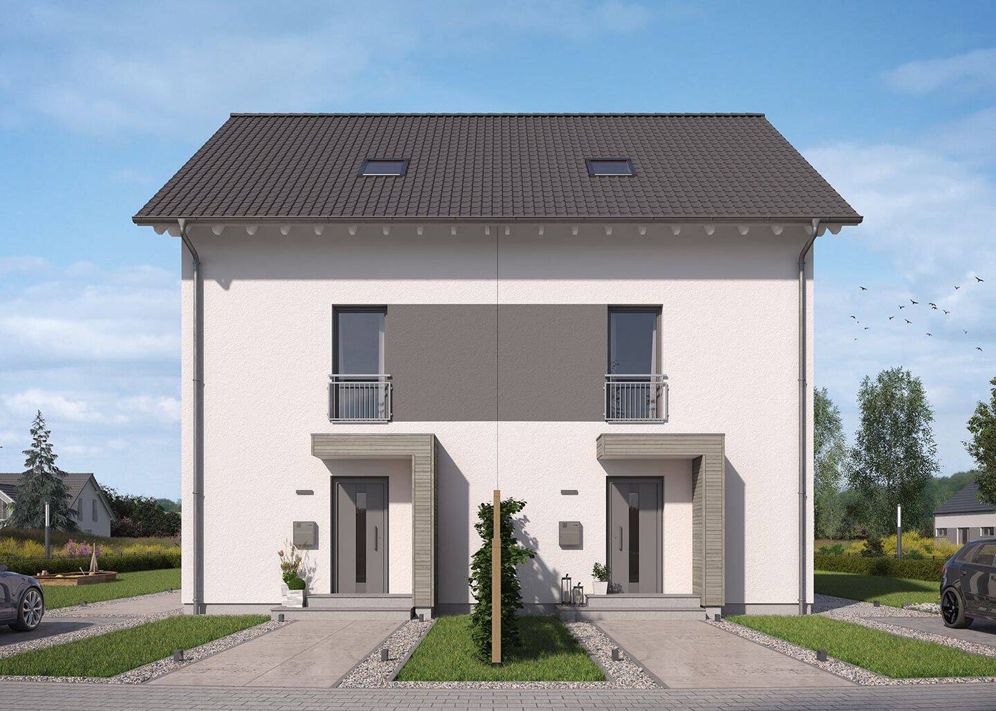 Moderne Doppelhaushälfte mit viel Platz für die ganze Familie! – Gailingen am Hochrhein – Vorschaubild 2