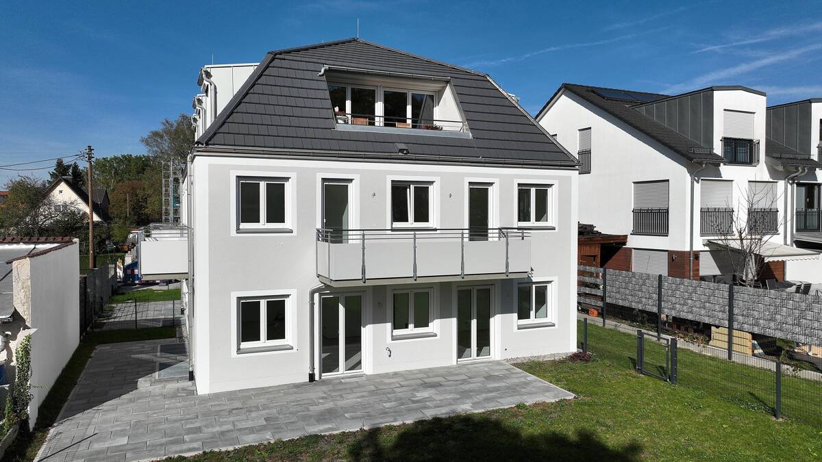 3 Balkone & Südblick ins Grüne, 3-Zimmer-Neubau in München-Allach – 80999 München – Bild 1 von 9