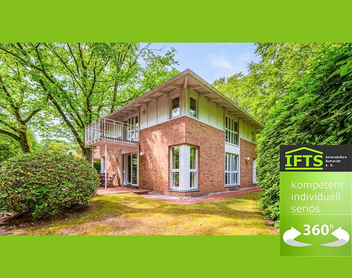 Eine sichere Entscheidung. Große Doppelhaushälfte im Wohnpark Falkenstein, Garten, Terrasse, Garage. – 22559 Hamburg – Bild 1 von 9