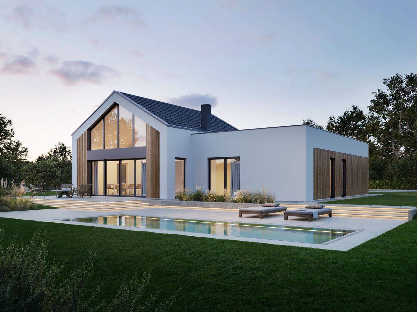 Modernes Familienglück: Lichtdurchfluteter Bungalow mit großzügigem Grundstück und erstklassiger Energieeffizienz in Bischofswerda