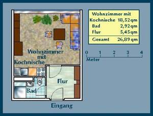 1-Zimmer-Single-Wohnung zu mieten! – 1307 Dresden – Vorschaubild 2