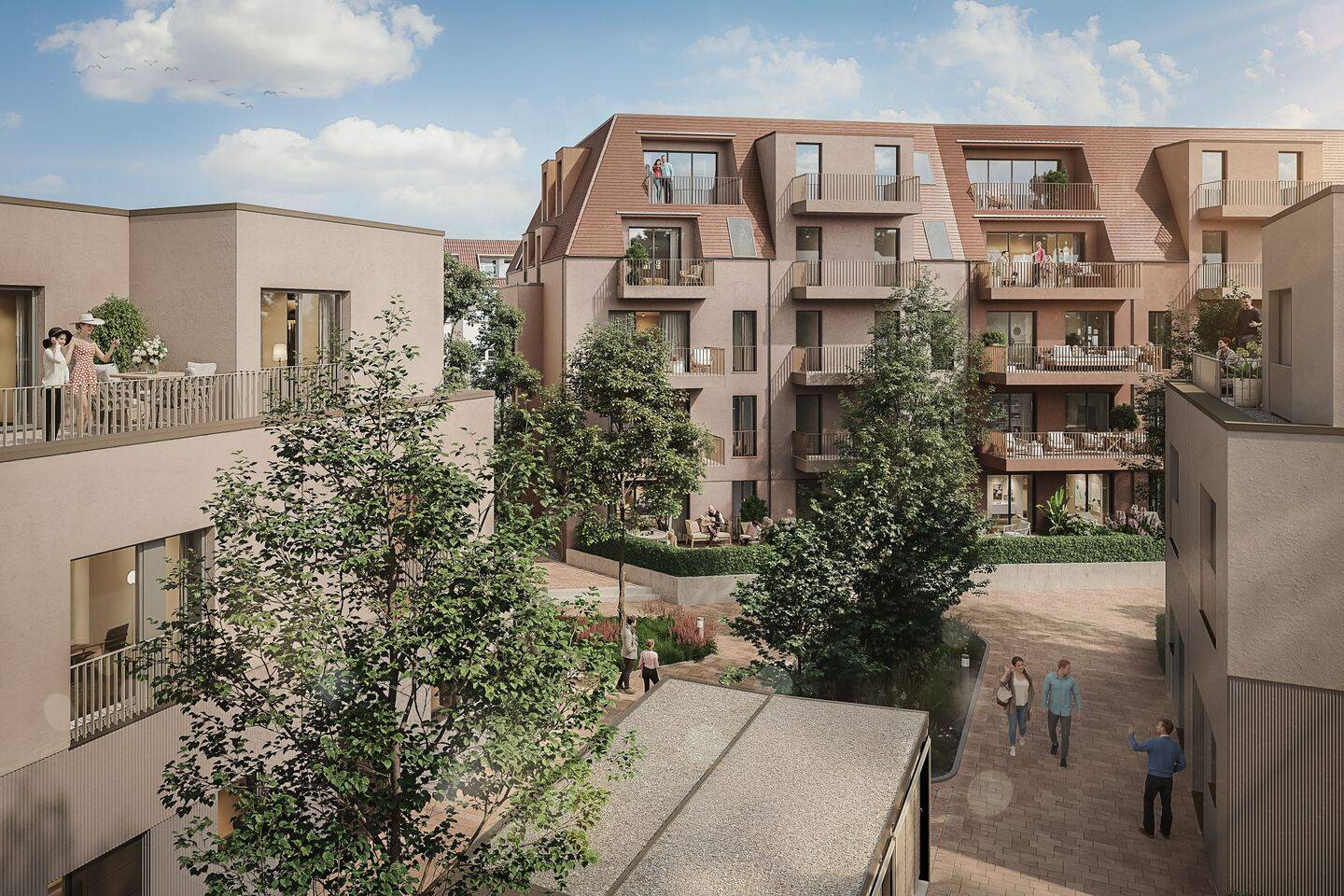 2 Raum Wohnung // Erstbezug NEUBAU Wohnpark TerraCotta – Dresden – Vorschaubild 2