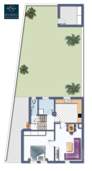 **Zweifamilienhaus mit Potenzial und eingewachsenem Garten** – 55246 Wiesbaden – Vorschaubild 2