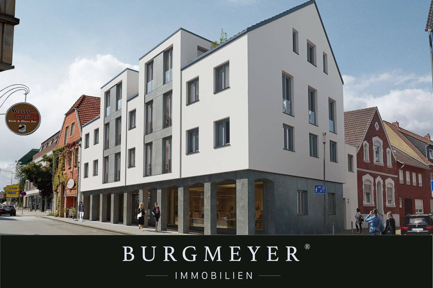 RHEINE: KfW-40EE-Eigentumswohnung mit Loggia und Innenstadtlage!