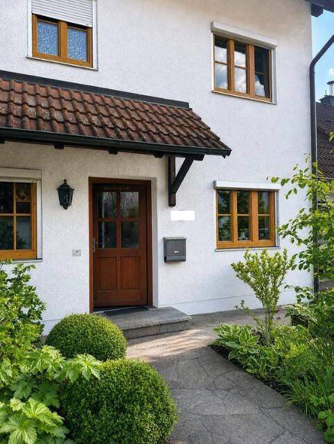 Großzügige 7-Zimmer-Doppelhaushälfte mit ca. 170 m² Wohnfläche, Garage, Balkon, Terrasse und Garten
