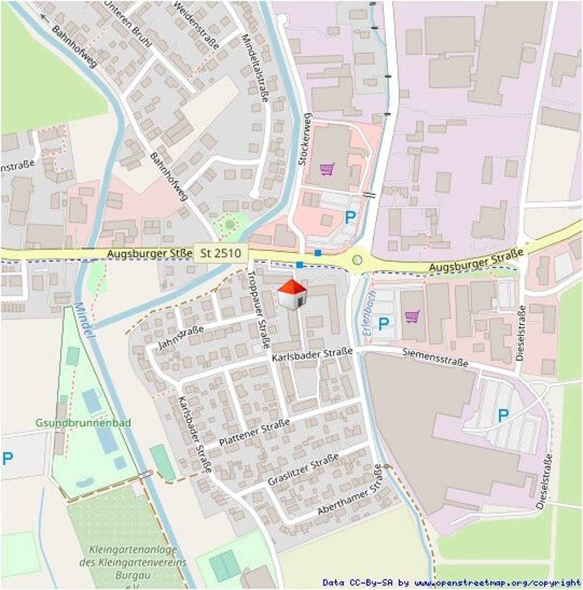 Etagenwohnung in 89331 Burgau mit 50 m² kaufen