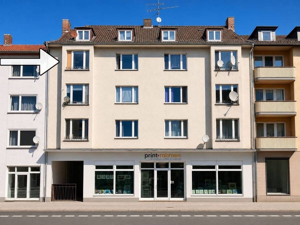 Großzügige 2-Zimmer-Wohnung mit Charme nahe der Kasseler Innenstadt – 34117 Kassel – Bild 1 von 7