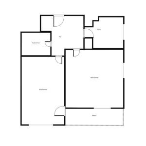 Sanierte 2 Zimmerwohnung mit Balkon – 60489 Frankfurt am Main – Vorschaubild 3