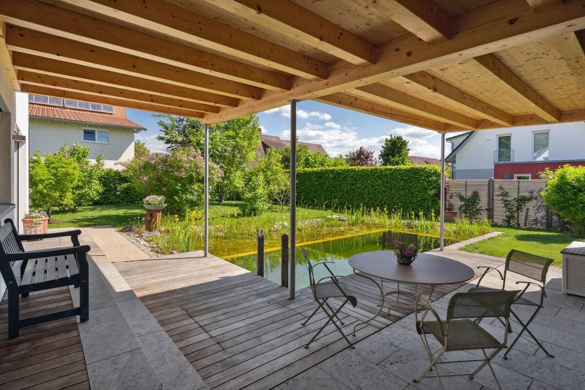 Autarke Familien und Wellnessoase mit hochwertiger Ausstattung (Sauna, Schwimmteich uvm.) – Wangen im Allgäu – Vorschaubild 9