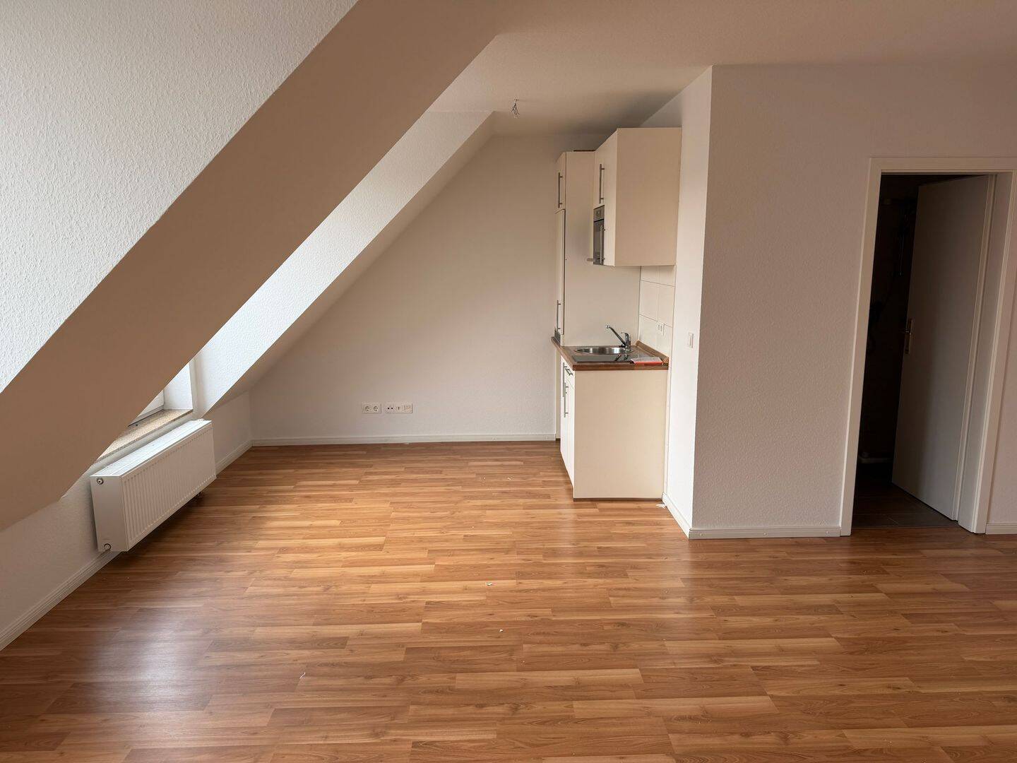 Helle 1-Zimmer Wohnung im Dachgeschoss nahe Hauptbahnhof