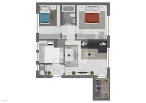 Vermietete 3-Zimmerwohnung mit Balkon in Rheinnähe! – 50999 Köln – Vorschaubild 7