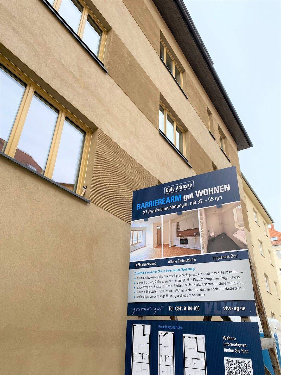 Seniorengerechte 2-Raumwohnung - Neubau in beliebter Lage Gohlis-Mitte!