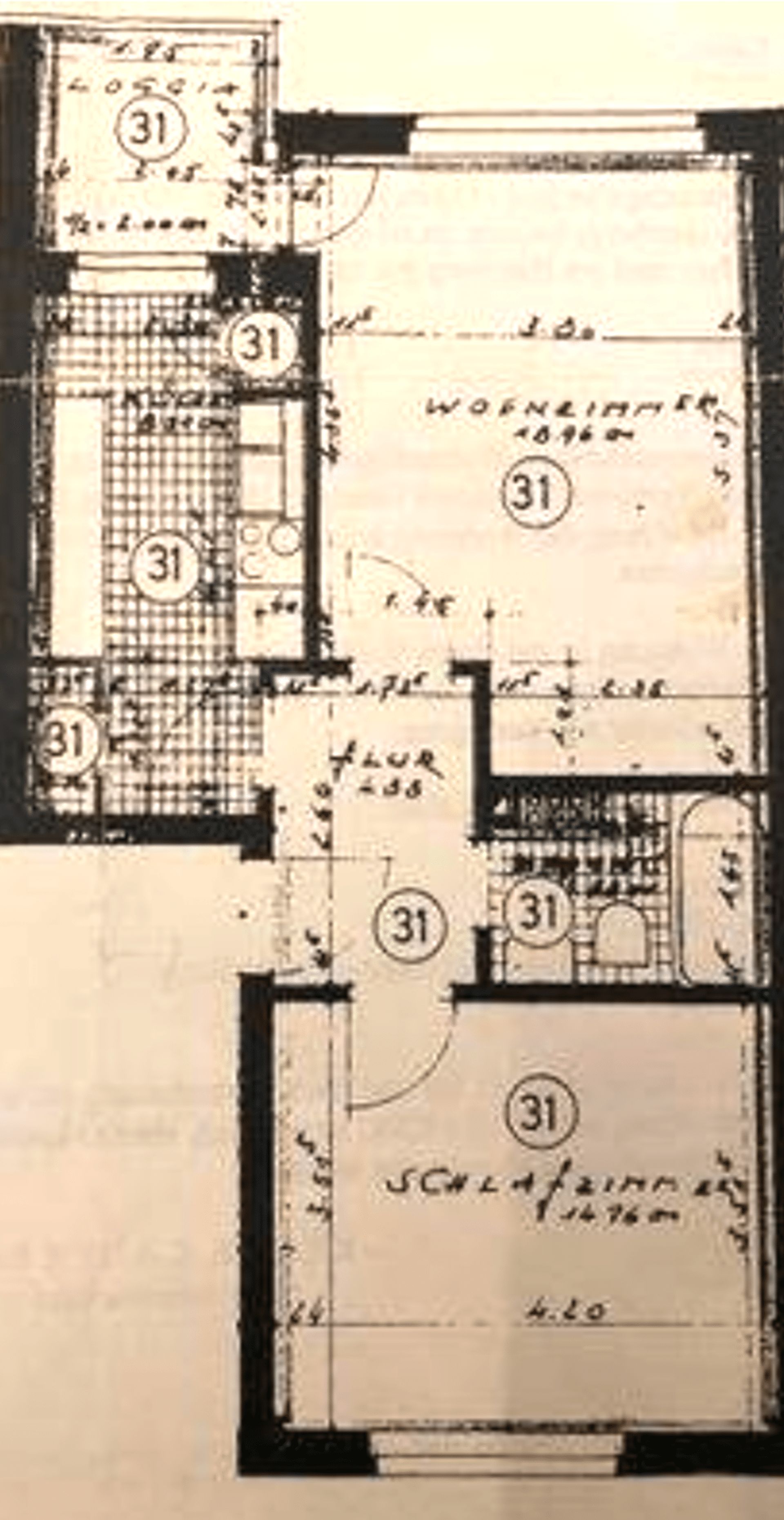 Etagenwohnung in 22111 Hamburg mit 53 m² kaufen