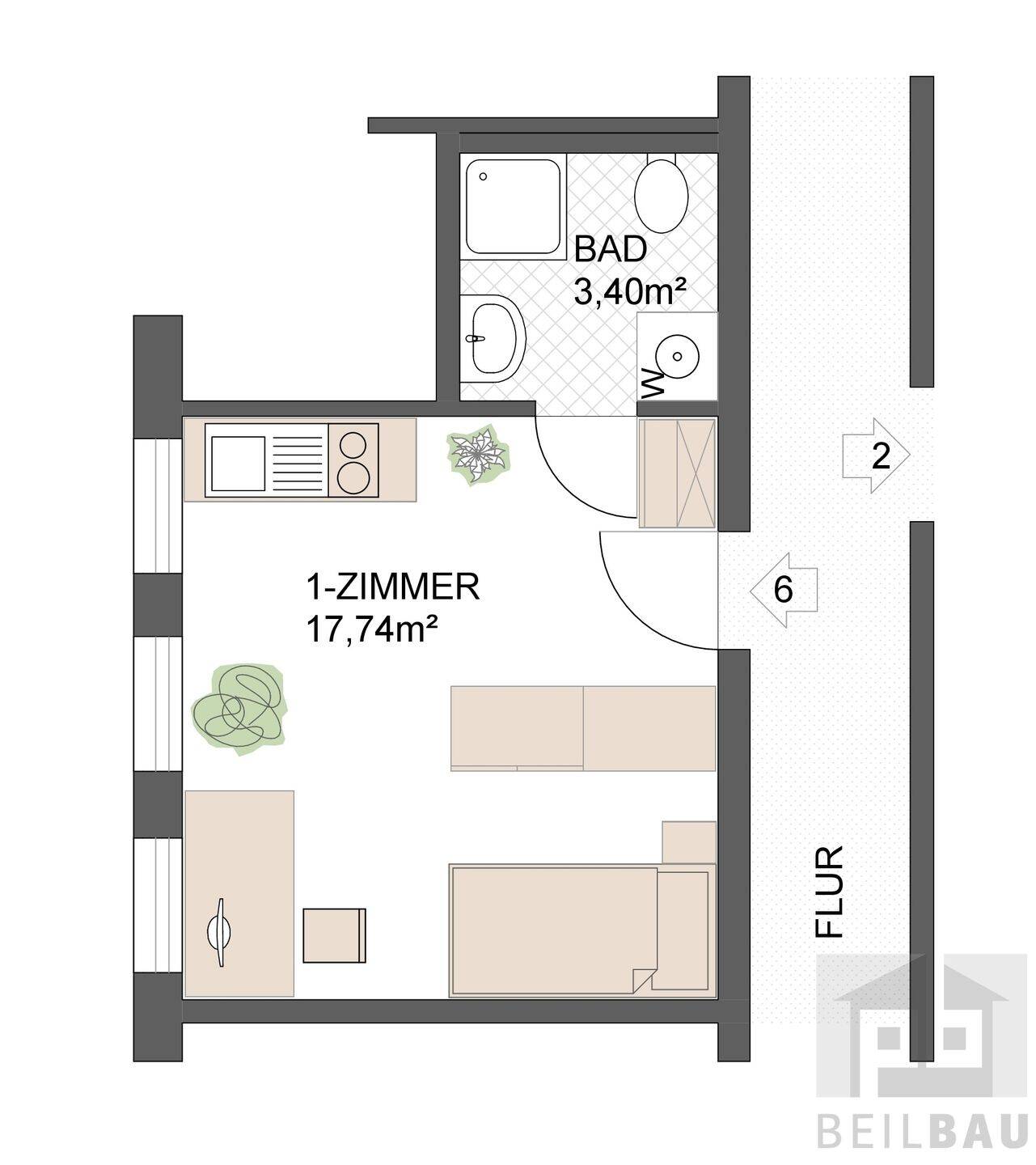 Attraktive Studentenwohnung!