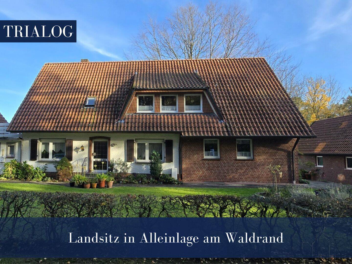 Landsitz in Alleinlage am Waldrand – Harsewinkel – Bild 1 von 9