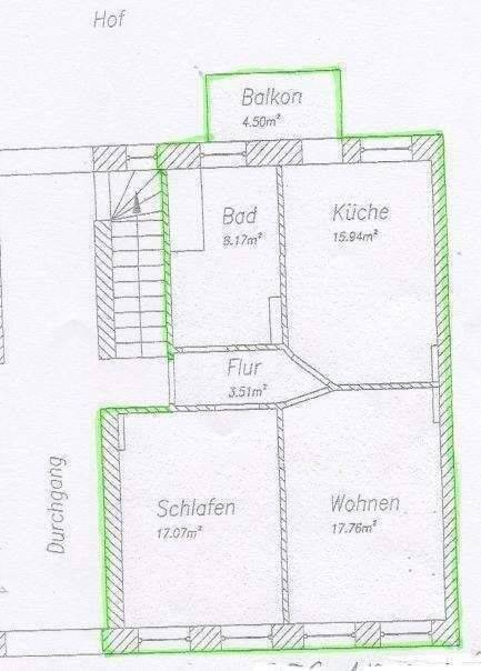 Gemütliche helle 2-Raum Wohnung, mit Wohnküche, Fußbodenheizung und Balkon. – Magdeburg – Vorschaubild 4