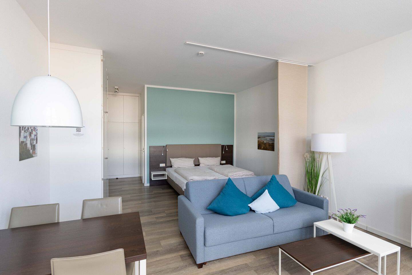 Exklusives Meerblick-Apartment auf Wangerooge: Große Terrasse, Sauna - stilvoller Inselluxus direkt an der Strandpromenade – Wangerooge – Vorschaubild 4