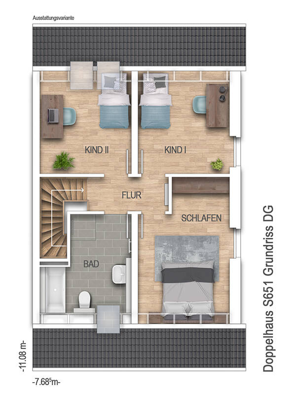 Ihr Traumhaus für die Familie! DHH mit 116 m² Wohnfläche auf einem 400 qm sonnigen Grundstück in Bramfeld! – Hamburg – Vorschaubild 4