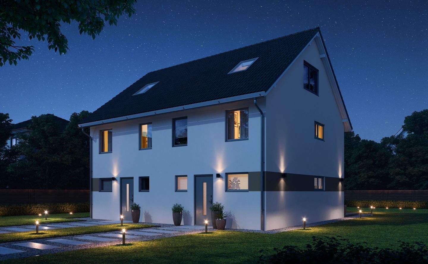 Oberhausen-Rheinhausen Doppelhaushälfte Neubau in Zentrumslage 398.000€ – Oberhausen-Rheinhausen – Vorschaubild 4