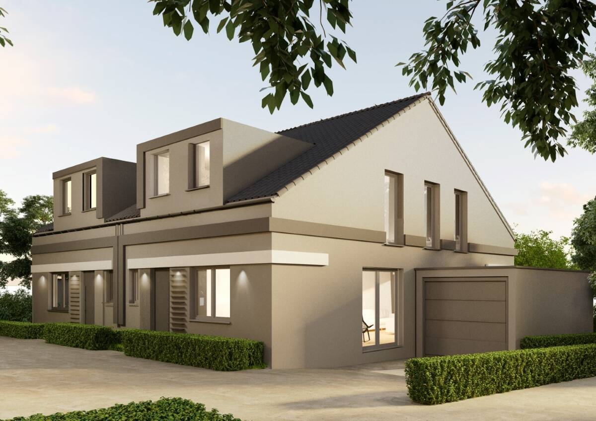 Neubau Doppelhaushälfte in Krefeld-Inrath HAUSTYP 2 – 47803 Krefeld – Bild 1 von 1